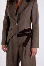 Load image into Gallery viewer, HALLOW CHECKED BLAZER