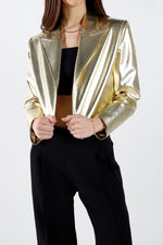 Load image into Gallery viewer, SCARLET DISCO CROPPED JACKET