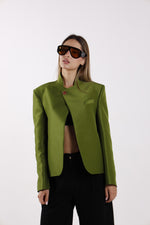 Load image into Gallery viewer, SAYAN TAILORED BLAZER GREEN