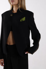 Load image into Gallery viewer, SAYAN TAILORED BLAZER BLACK