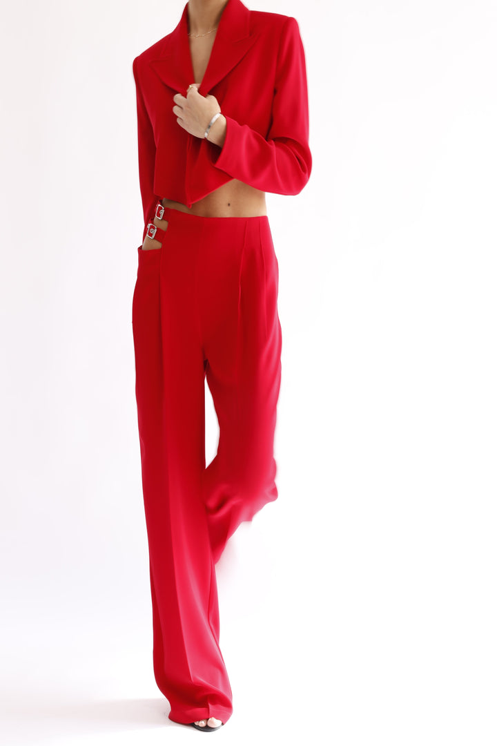 SCARLET TROUSERS