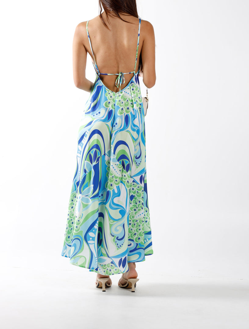 PRINTED LEONIE DRESS