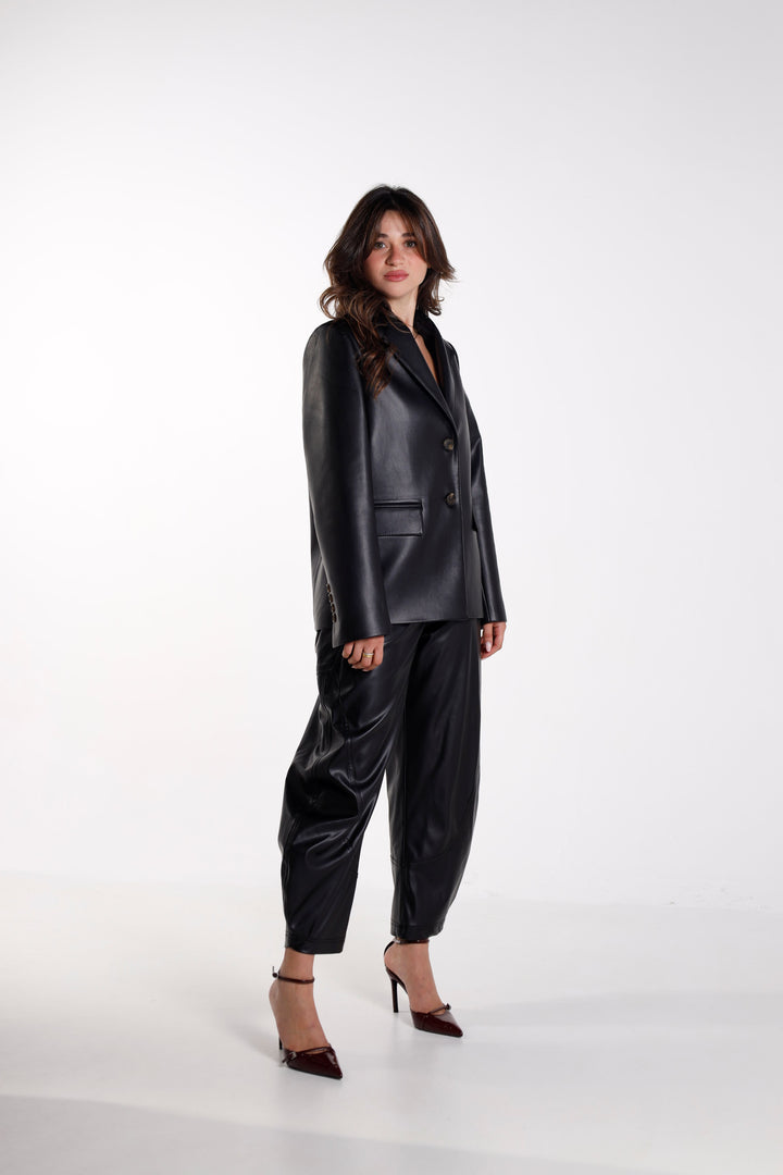 IVY LEATHER BLAZER