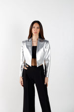 Load image into Gallery viewer, SCARLET DISCO CROPPED JACKET
