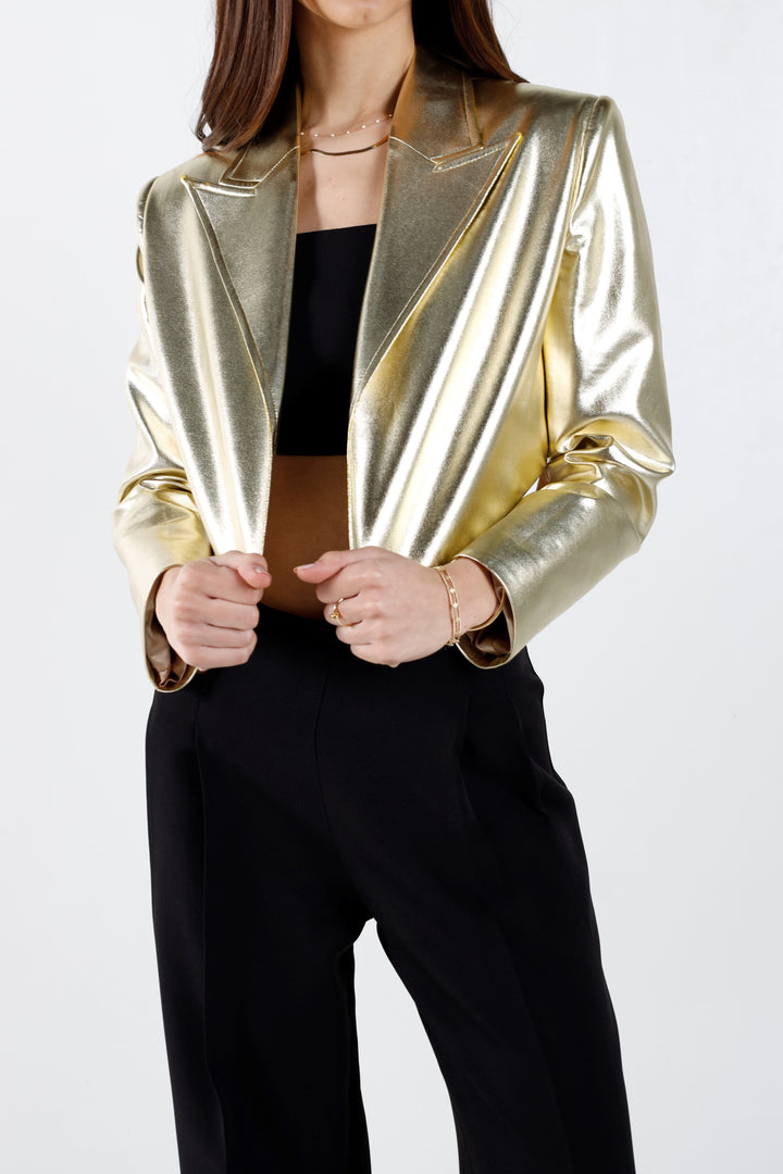 SCARLET DISCO CROPPED JACKET